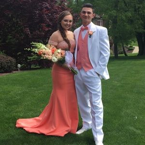 Coral Prom Dress
